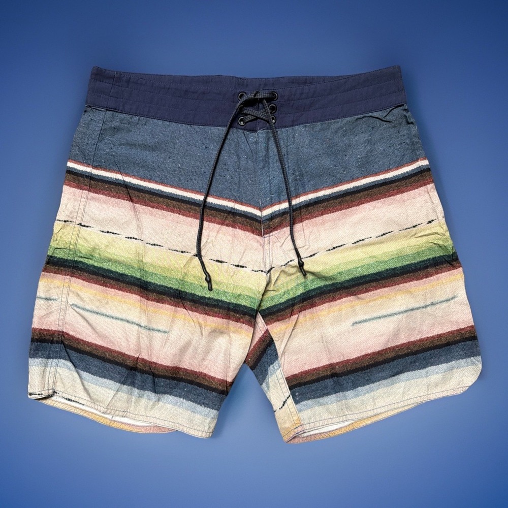 Outerknown Mens Size 30 Board Shorts Swim Trunks Adult Beach Surf Striped